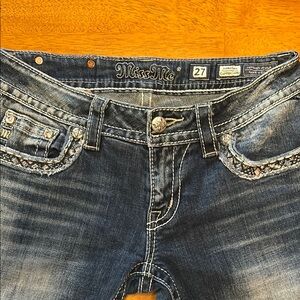 Miss Me Women's Dark Blue Boot Cut Jeans